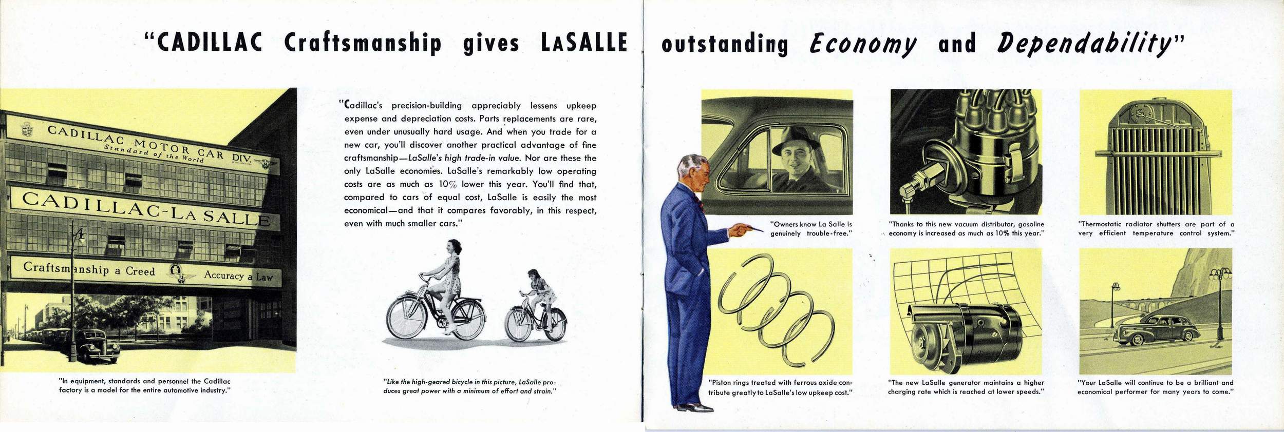 1940 Cadillac LaSalle Brochure Page 16